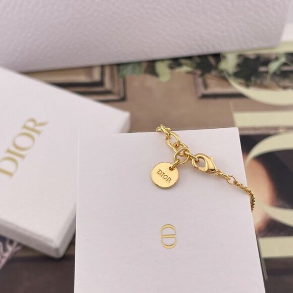 Dior Necklace - D-dice cube pink lacquered necklace - Picture 2 of 5